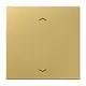 JUNG ME 1700 P C jaloezieknop tbv elektronische jaloezieactor LS990 messing klassiek