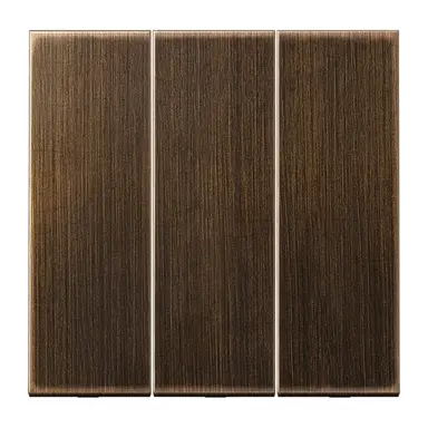 JUNG ME 993 AT schakelwip drievoudig LS990 messing antiek