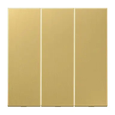 JUNG ME 993 C schakelwip drievoudig LS990 messing klassiek