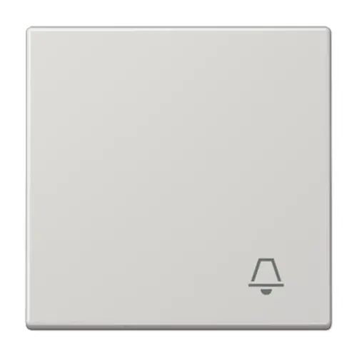 JUNG LS 990 K LG schakelwip met belsymbool LS990 lichtgrijs