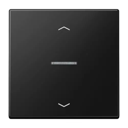 JUNG LS 101 KO5P SWM schakelwip met controlevenster en pijlsymbolen voor HOME draadloze schakelaar LS990 grafietzwart mat