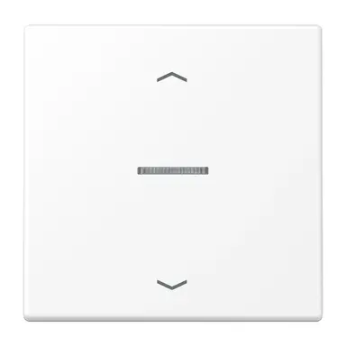 JUNG LS 101 KO5P WWM schakelwip met controlevenster en pijlsymbolen voor HOME draadloze schakelaar LS990 sneeuwwit mat