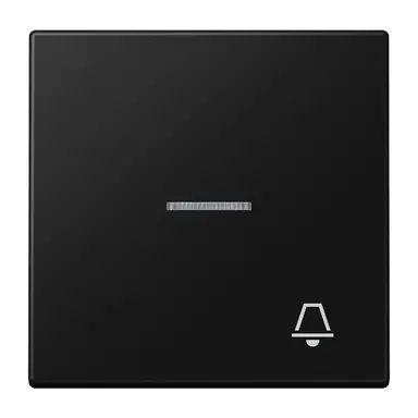 JUNG LS 990 KO5 K SWM schakelwip met belsymbool en controlevenster LS990 grafietzwart mat