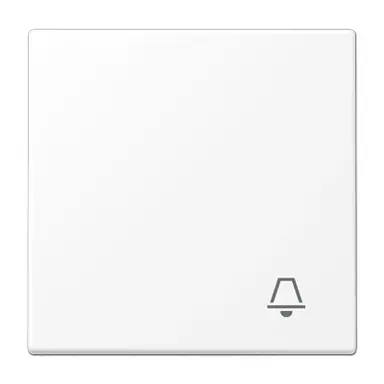 JUNG LS 990 K WWM schakelwip met belsymbool LS990 sneeuwwit mat