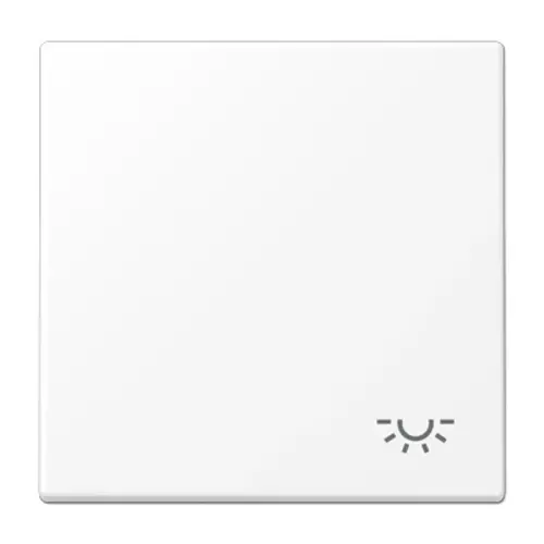 JUNG LS 990 L WWM schakelwip met lichtsymbool LS990 sneeuwwit mat