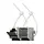 JUNG UMA-CAT6A-25 universeelmodule 2x CAT6A iso RJ45 modular jack met stofklep