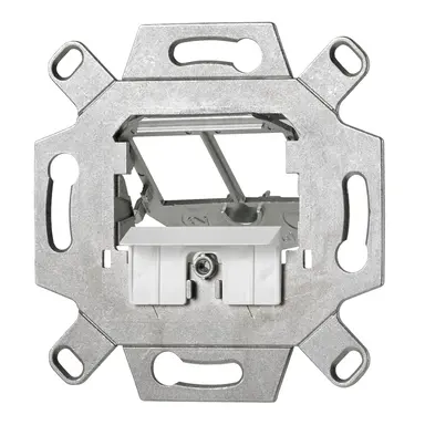 JUNG UMA-MA2-KS2 montageadapter 2-voudig voor rechte of schuine uitgang universeelmodules