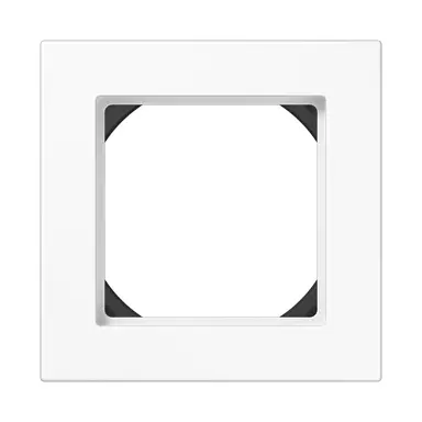 JUNG A 5581 HBF WW afdekraam 1-voudig 28mm opbouwhoogte A-range alpine wit