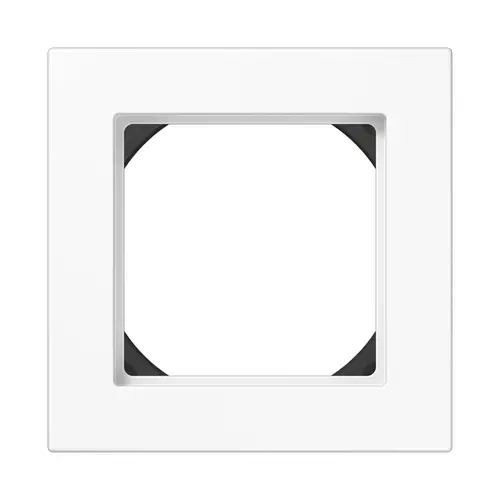 JUNG A 5581 HBF WW afdekraam 1-voudig 28mm opbouwhoogte A-range alpine wit