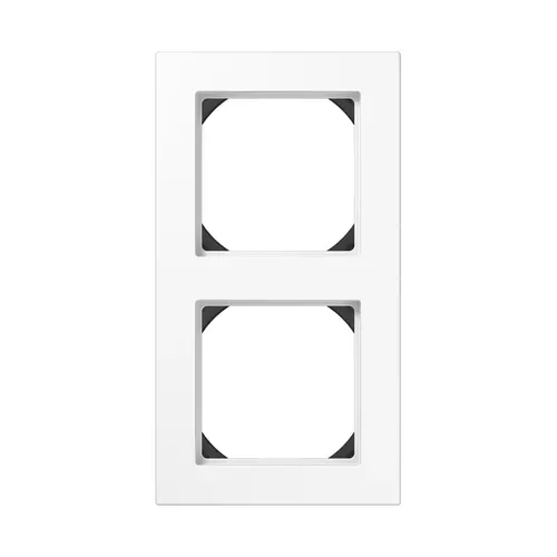 JUNG A 5582 HBF WW afdekraam 2-voudig 28mm opbouwhoogte A-range alpine wit