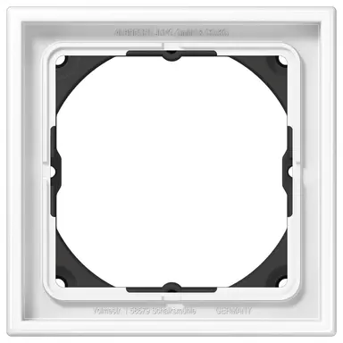 JUNG LS 981 HBF WW afdekraam 1-voudig 28mm opbouwhoogte LS990 alpine wit