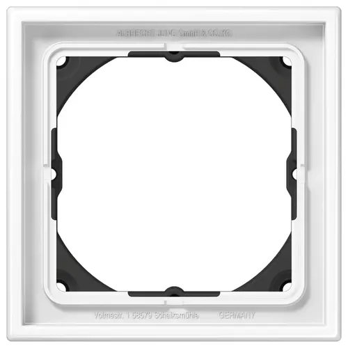JUNG LS 981 HBF WW afdekraam 1-voudig 28mm opbouwhoogte LS990 alpine wit