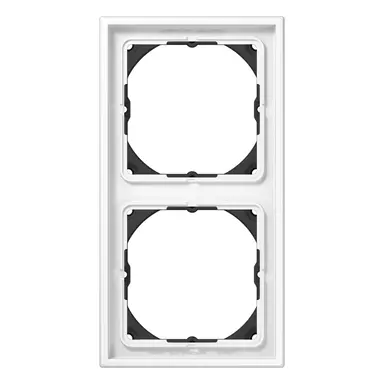 JUNG LS 982 HBF WW afdekraam 2-voudig 28mm opbouwhoogte LS990 alpine wit