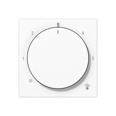 JUNG A 1749 BF WW knop voor ruimtethermostaat A-range alpine wit