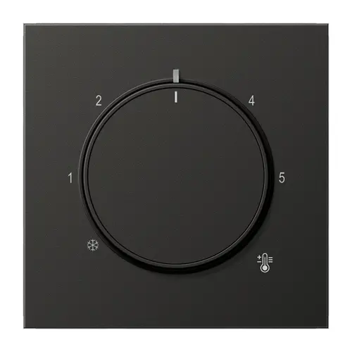 JUNG AL 1749 AN knop voor ruimtethermostaat LS990 antraciet gelakt aluminium