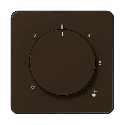 JUNG CD 1749 BF BR knop voor ruimtethermostaat CD500 bruin