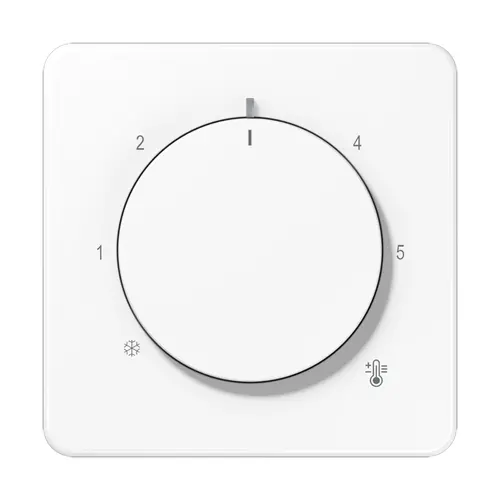 JUNG CD 1749 BF WW knop voor ruimtethermostaat CD500 alpine wit