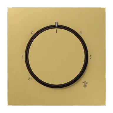 JUNG ME 1749 C knop voor ruimtethermostaat LS990 messing klassiek