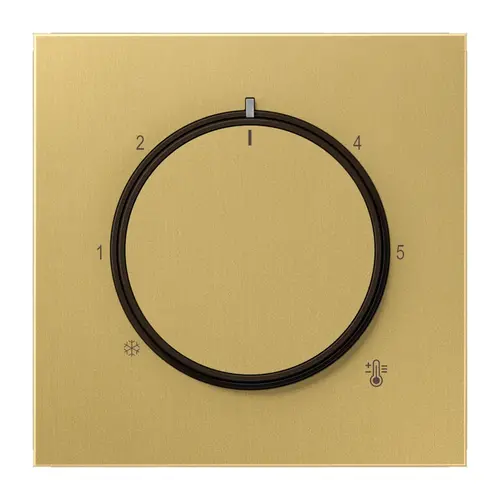 JUNG ME 1749 C knop voor ruimtethermostaat LS990 messing klassiek