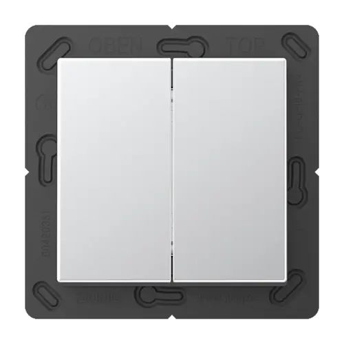 JUNG BLE A 595 AL Bluetooth Low Energy radiografische wandzender 4-kanaals A-range aluminium
