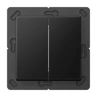 JUNG BLE A 595 SWM Bluetooth Low Energy radiografische wandzender 4-kanaals A-range grafietzwart mat