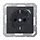 JUNG BT A 1521 S ANM HOME wandcontactdoos randaarde A-range antraciet mat