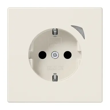 JUNG BT LS 1521 S HOME wandcontactdoos randaarde LS990 creme