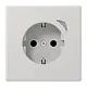 JUNG BT LS 1521 SE LG HOME wandcontactdoos randaarde Energy LS990 lichtgrijs