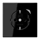 JUNG BT LS 1521 S SW HOME wandcontactdoos randaarde LS990 zwart glans
