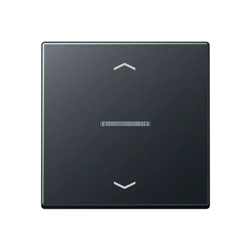 JUNG BT A 17101 BF P ANM HOME dimmerknop 1-voudig met pijlsymbolen A-range antraciet mat