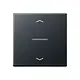 JUNG BT A 17101 BF P ANM HOME dimmerknop 1-voudig met pijlsymbolen A-range antraciet mat