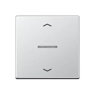 JUNG BT A 17101 P AL HOME dimmerknop 1-voudig met pijlsymbolen A-range aluminium