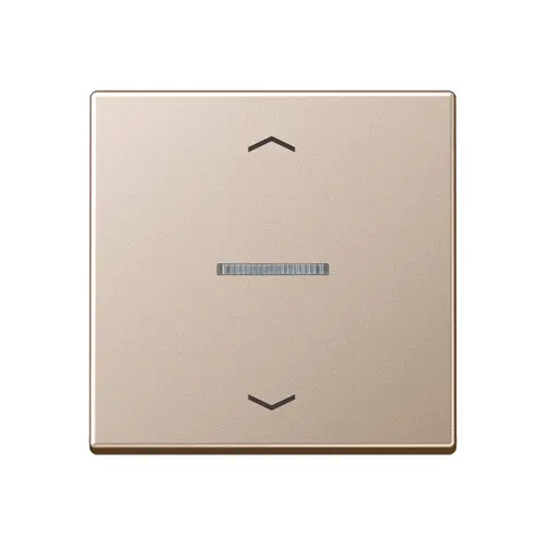 JUNG BT A 17101 P CH HOME dimmerknop 1-voudig met pijlsymbolen A-range champagne