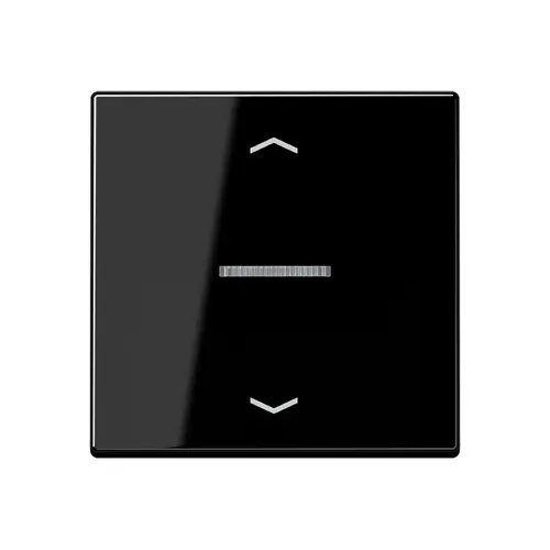 JUNG BT A 17101 P SW HOME dimmerknop 1-voudig met pijlsymbolen A-range zwart