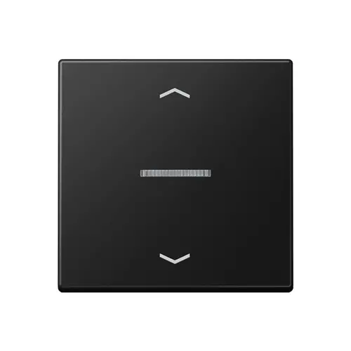 JUNG BT A 17101 P SWM HOME dimmerknop 1-voudig met pijlsymbolen A-range grafietzwart mat