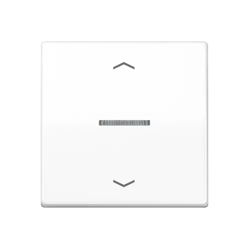 JUNG BT A 17101 P WW HOME dimmerknop 1-voudig met pijlsymbolen A-range alpine wit