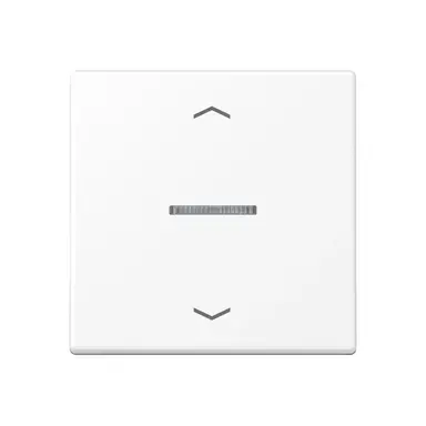 JUNG BT A 17101 P WWM HOME dimmerknop 1-voudig met pijlsymbolen A-range sneeuwwit mat