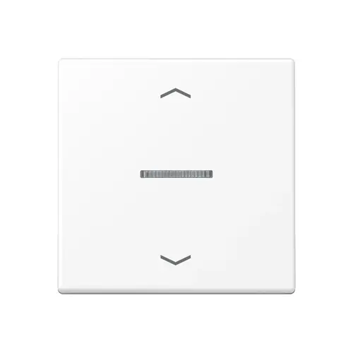 JUNG BT A 17101 P WWM HOME dimmerknop 1-voudig met pijlsymbolen A-range sneeuwwit mat
