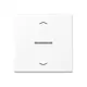 JUNG BT A 17101 P WWM HOME dimmerknop 1-voudig met pijlsymbolen A-range sneeuwwit mat