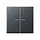 JUNG BT A 17102 BF ANM HOME dimmerknop 2-voudig A-range antraciet mat
