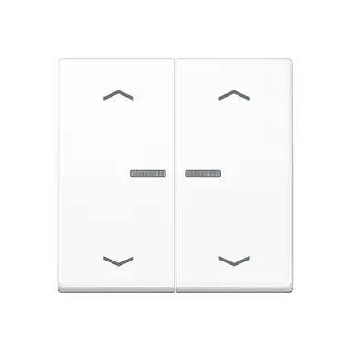 JUNG BT A 17102 BF P WW HOME dimmerknop 2-voudig met pijlsymbolen A-range alpine wit