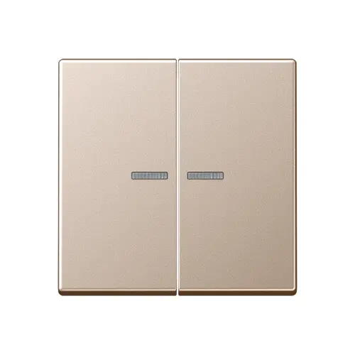 JUNG BT A 17102 CH HOME dimmerknop 2-voudig A-range champagne