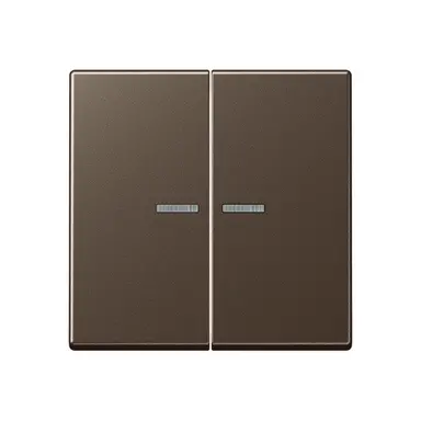 JUNG BT A 17102 MO HOME dimmerknop 2-voudig A-range mokka