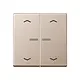 JUNG BT A 17102 P CH HOME dimmerknop 2-voudig met pijlsymbolen A-range champagne