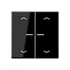 JUNG BT A 17102 P SW HOME dimmerknop 2-voudig met pijlsymbolen A-range zwart
