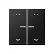 JUNG BT A 17102 P SWM HOME dimmerknop 2-voudig met pijlsymbolen A-range grafietzwart mat