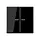 JUNG BT A 17102 SW HOME dimmerknop 2-voudig A-range zwart