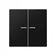 JUNG BT A 17102 SWM HOME dimmerknop 2-voudig A-range grafietzwart mat