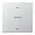 JUNG BT AL 17101 P HOME dimmerknop 1-voudig met pijlsymbolen LS990 aluminium
