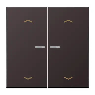 JUNG BT AL 17102 P D HOME dimmerknop 2-voudig met pijlsymbolen LS990 dark gelakt aluminium
